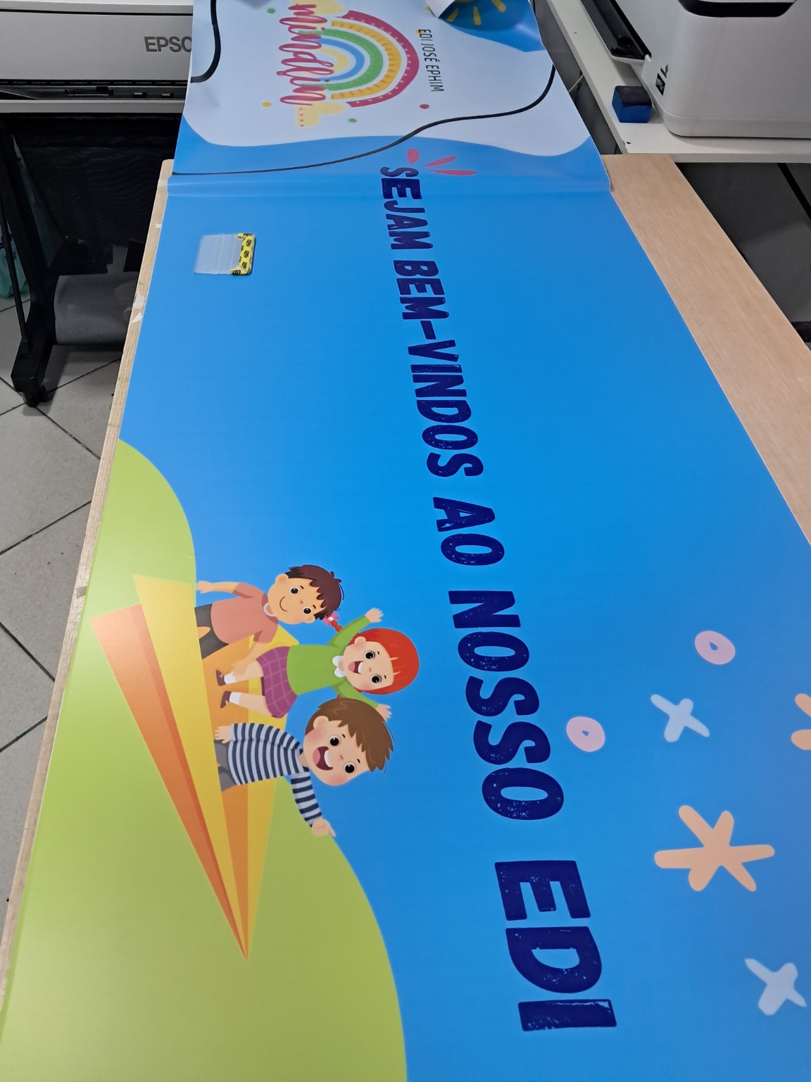 Banners e faixas — trabalho da Copiar & Colar