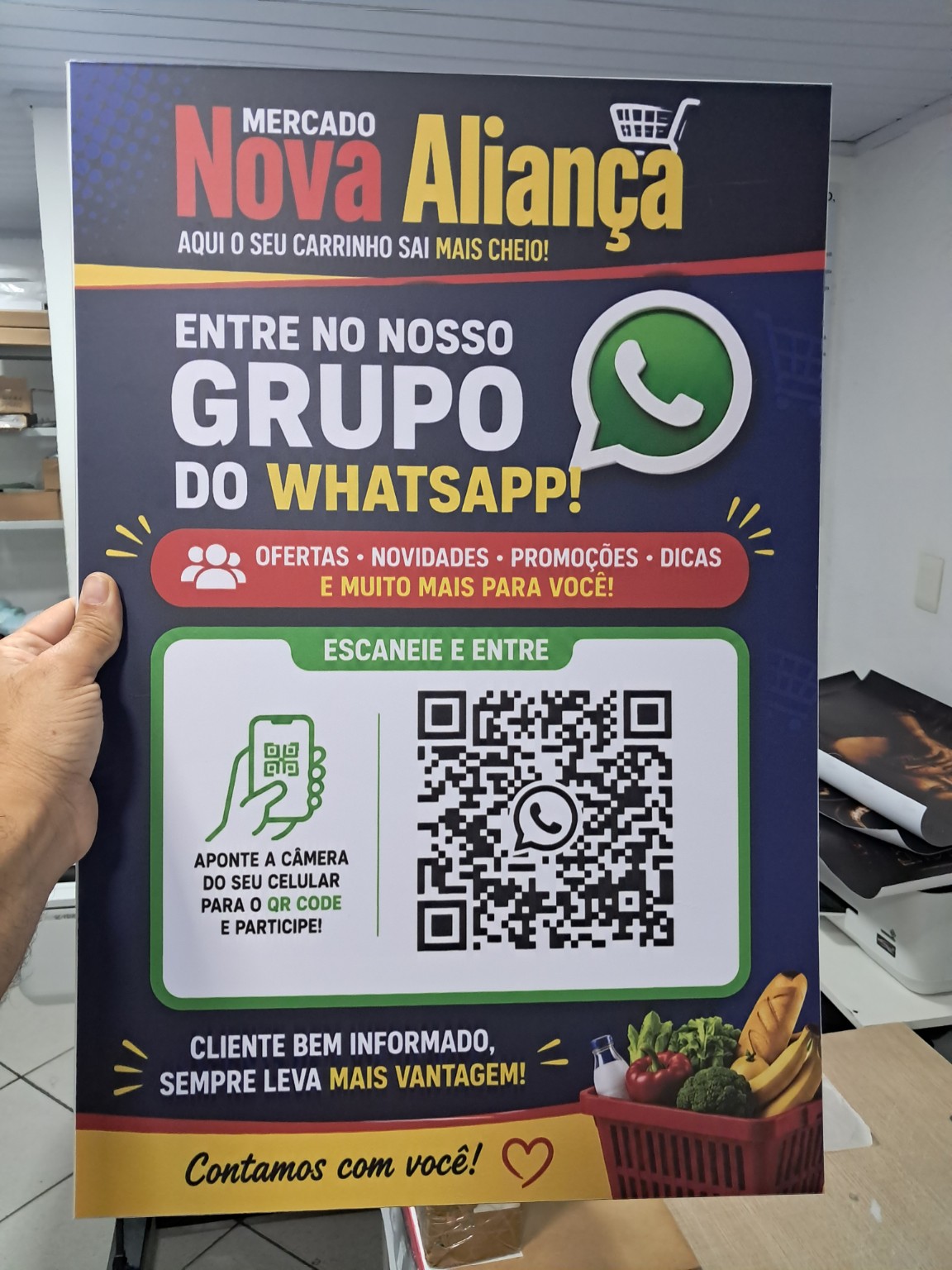 Placas e sinalização — trabalho da Copiar & Colar